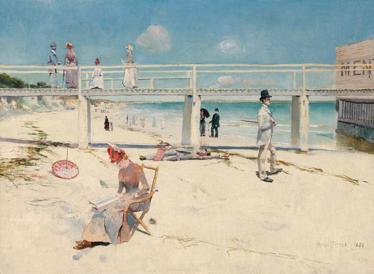 Charles conder Holiday at Mentone (nn02) oil painting picture